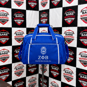 Blue & White Travel Duffel Bag – Custom Manufactured Sports Bag