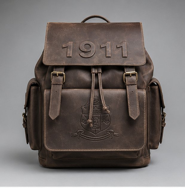 Leather Vintage Backpack – 1911 Collection