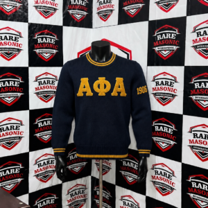 Custom Alpha Phi Alpha Greek Letter Knit Sweater – 1906 Edition