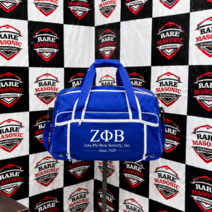 Blue & White Sports Duffel Bag – Custom Manufactured Travel Bag
