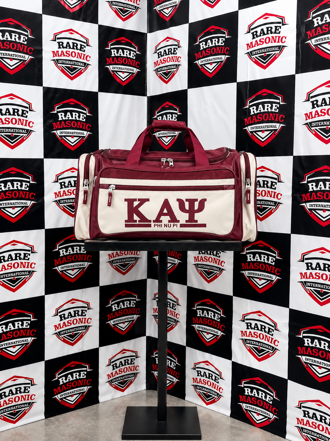 Custom Kappa Alpha Psi Duffle Bag – Premium Greek Travel & Sports Bag