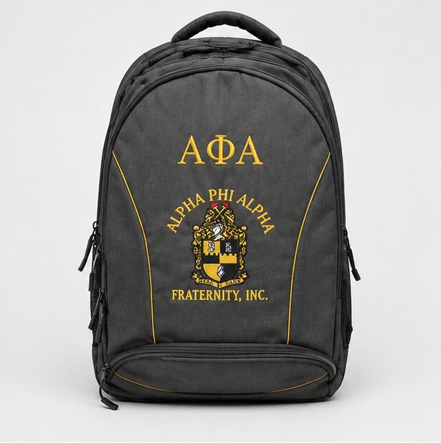 Alpha Phi Alpha Fraternity Backpack – Custom Embroidered Backpack