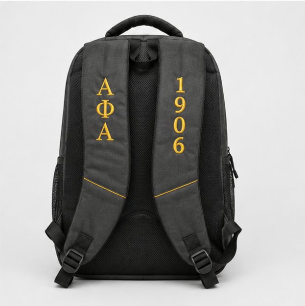 Alpha Phi Alpha Fraternity Backpack – Custom Embroidered Backpack - Image 3