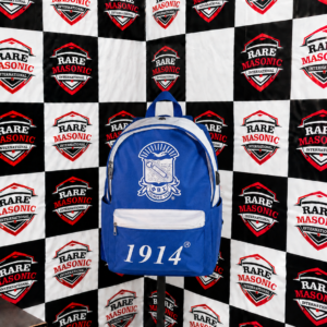 Blue & White Backpack – Custom Manufactured Everyday Backpack