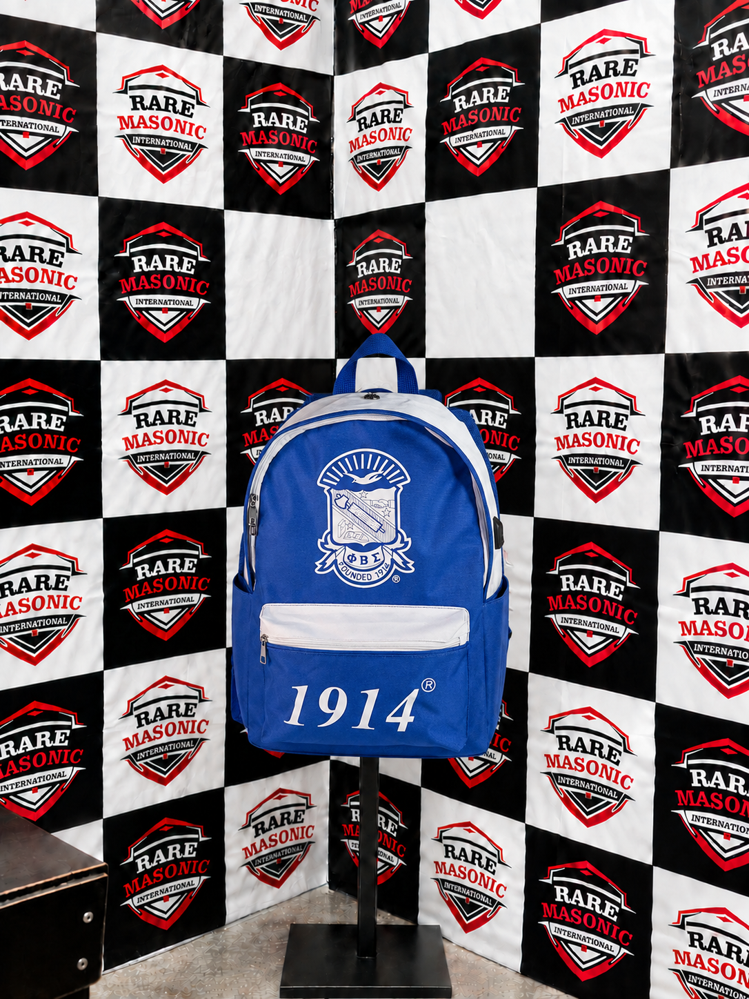 Blue & White Backpack – Custom Manufactured Everyday Backpack