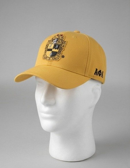 Alpha Phi Alpha Gold Baseball Cap - Embroidered Crest Emblem - Image 4