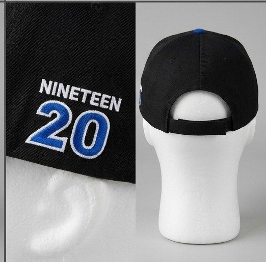 Zeta Phi Beta ΖΦΒ Black & Blue Baseball Cap - 3D Embroidered Greek Letters - Image 2
