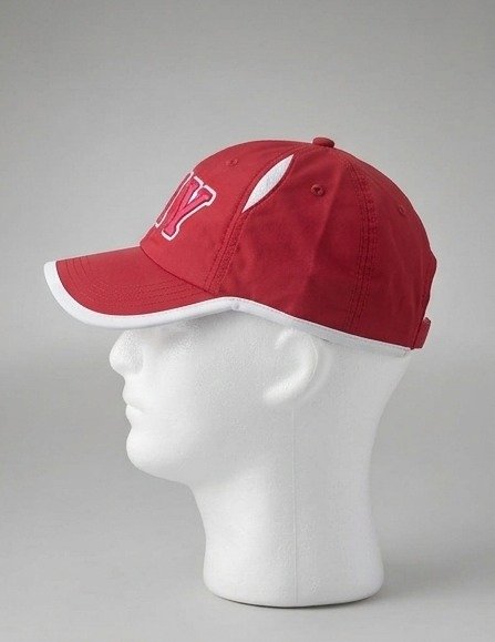 Kappa Alpha Psi ΚΑΨ Red Baseball Cap - 3D Embroidered Greek Letters with White Trim - Image 3