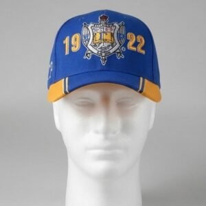 Sigma Gamma Rho 1922 Royal Blue Baseball Cap - Embroidered Crest Emblem