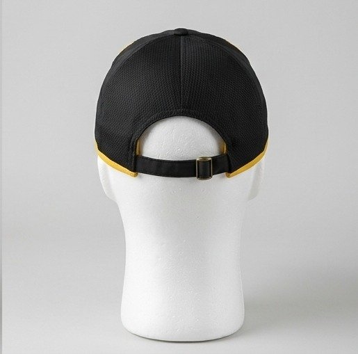 Masonic Square & Compass Black Baseball Cap - Gold 3D "G" Emblem with Gold Trim - Image 4