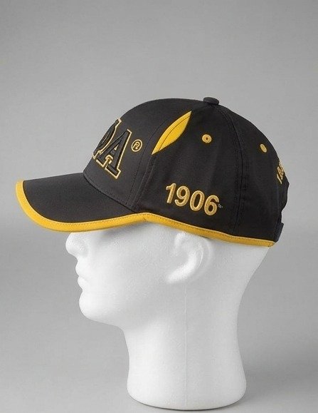 Alpha Phi Alpha ΑΦΑ Black & Gold Baseball Cap - 3D Embroidered Greek Letters - Image 3