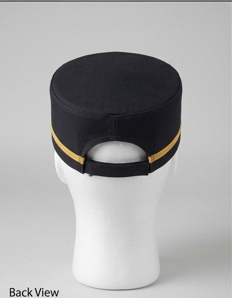 Black Ceremonial Crown Cap with All-Seeing Eye Emblem - Masonic Regalia - Image 3