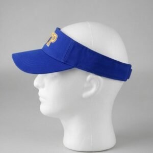 Alternative view of Sigma Gamma Rho ΣΓΡ Royal Blue Visor - Gold Embroidered Greek Letters