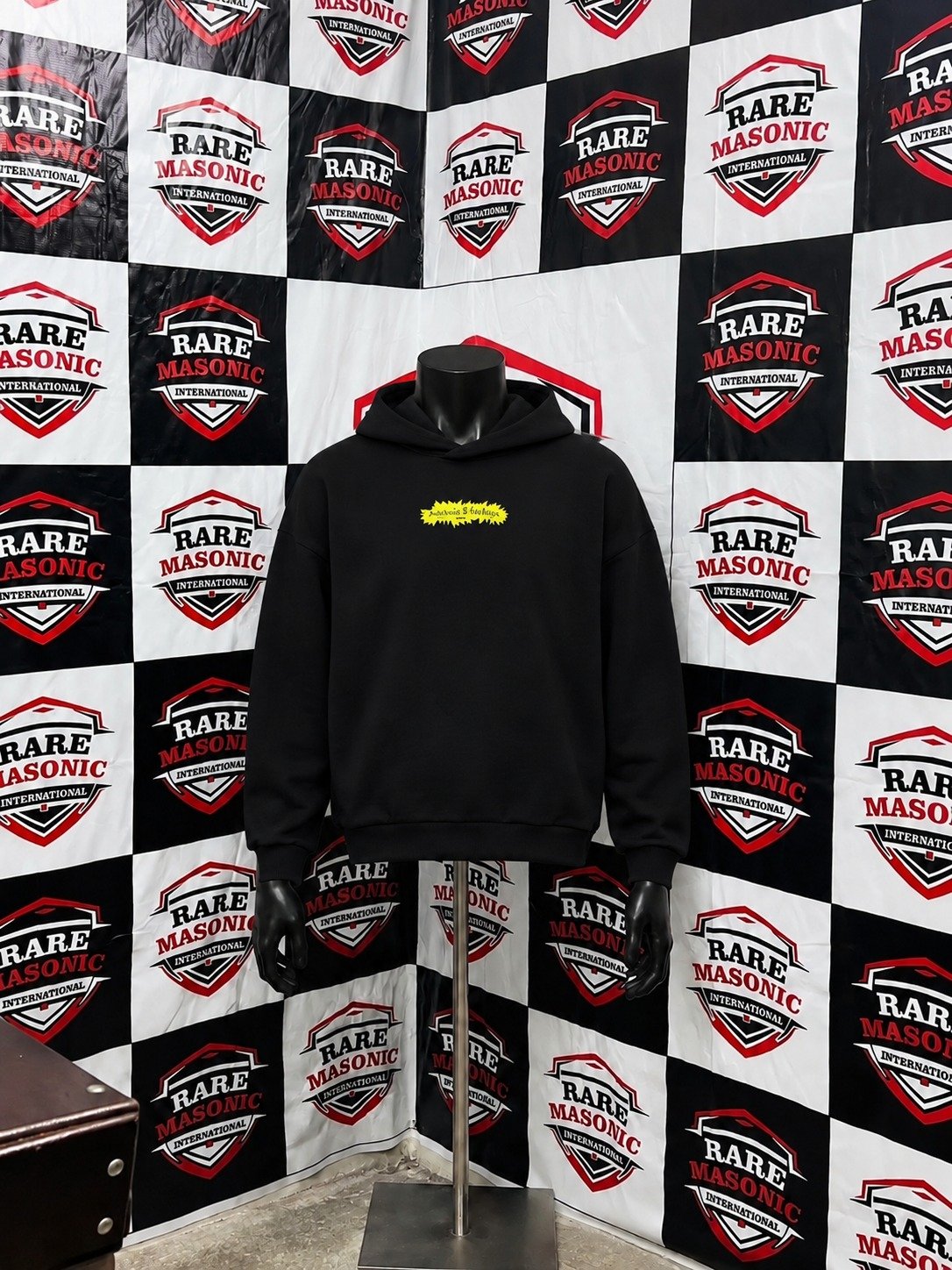 Premium Black Custom Graphic Hoodie