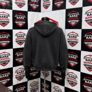 Alternative view of Custom Vintage Racing Graphic Zip-Up Hoodie
