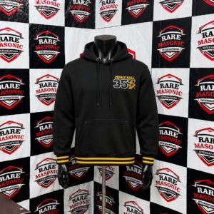 Custom Prince Hall Masonic Embroidered Hoodie