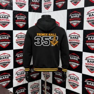 Alternative view of Custom Prince Hall Masonic Embroidered Hoodie