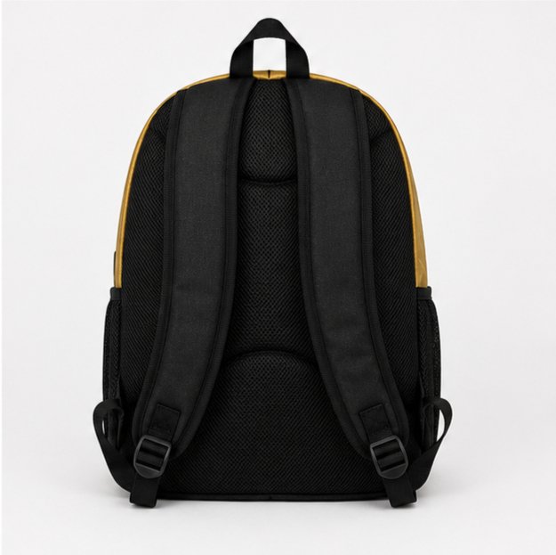 1906 Black & Gold Crest Backpack – Stylish Everyday Backpack - Image 3