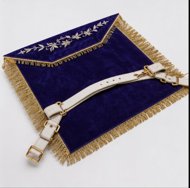 Premium Custom Masonic Regalia Set – Embroidered Collar, Apron & Ceremonial Accessories - Image 3