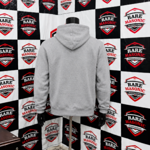 Alternative view of Custom Alpha Phi Alpha Greek Letter Hoodie – Premium Grey Fleece